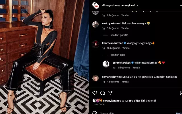 Kızılcık Şerbeti'nin Nursema'sı Cerenn Karakoç'un pozları olay oldu
