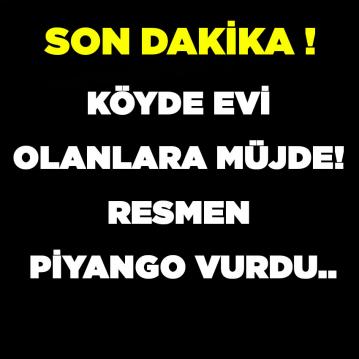 Köyde evi olanlar