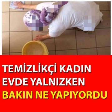 Temizlikçiden şüphelendiler